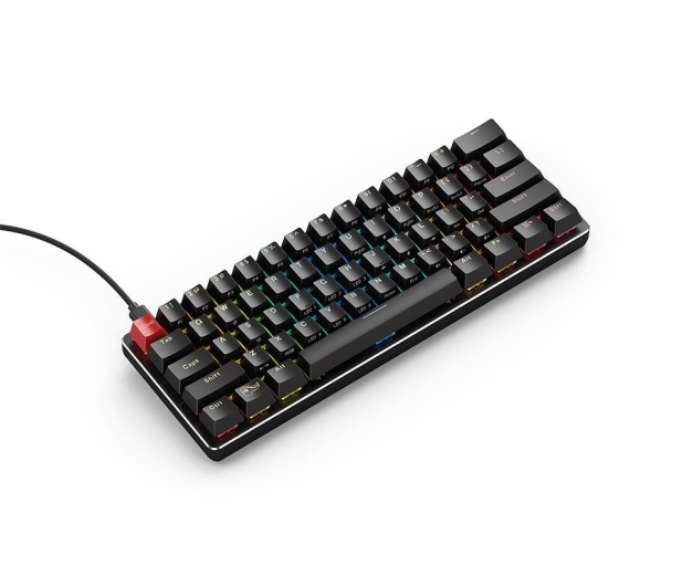 Glorious GMMK Compact Gateron Brown czarna - 595466 - zdjęcie 2